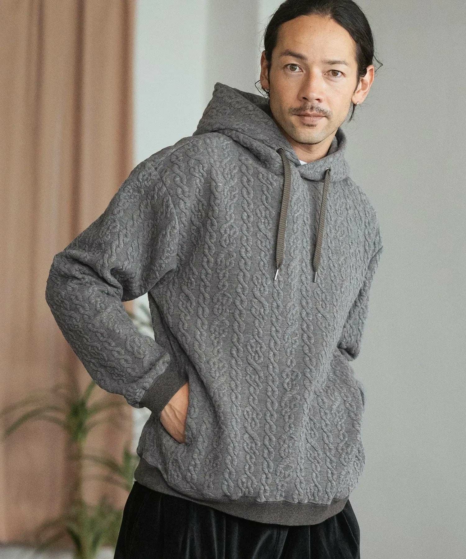 30%OFF【CAMBIO(カンビオ)】Japanese Fabricケーブルキルティングプル