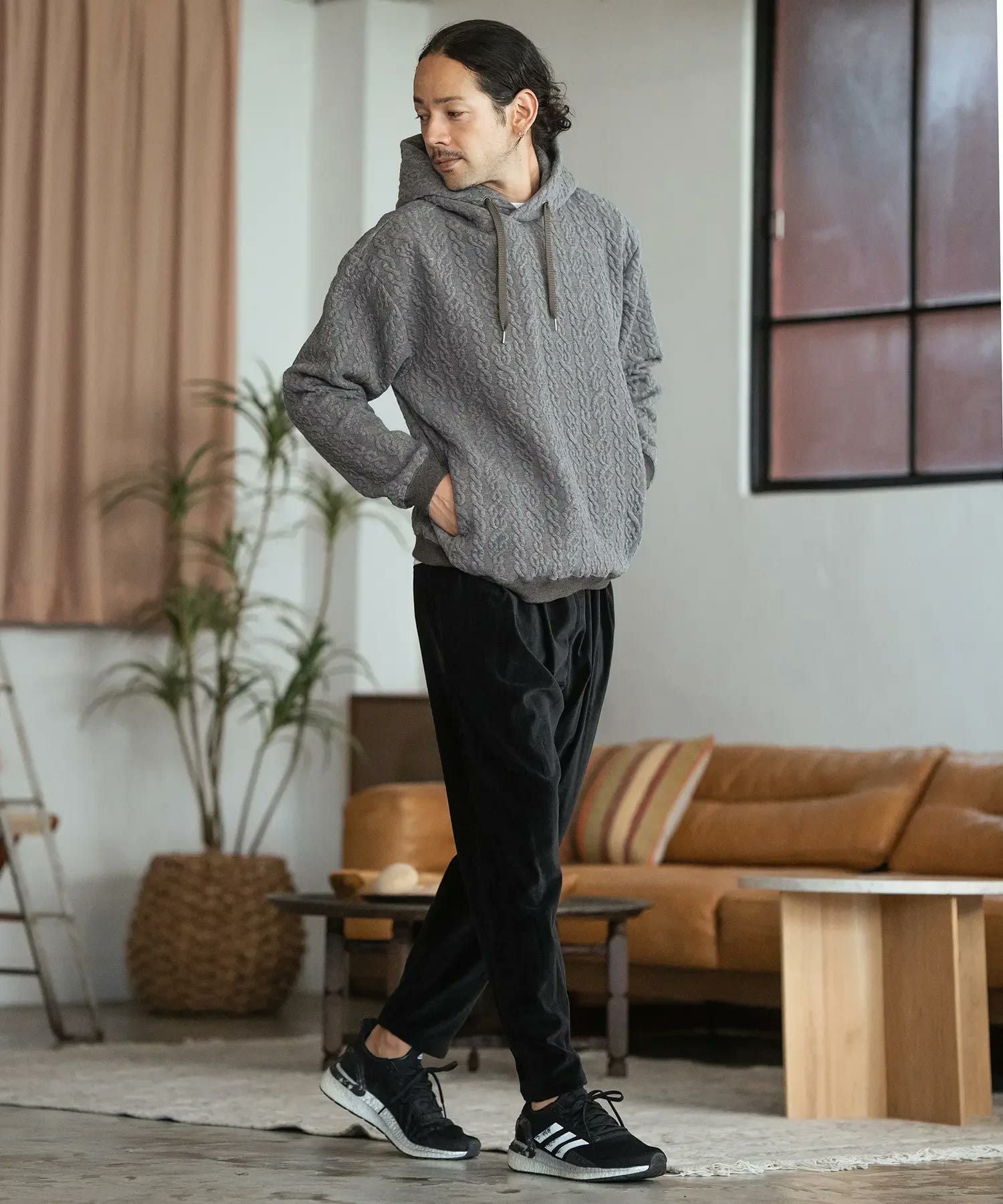 30%OFF【CAMBIO(カンビオ)】Japanese Fabricケーブルキルティングプル