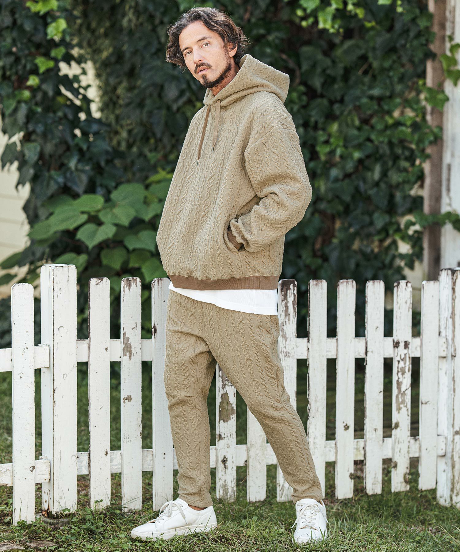 30%OFF【CAMBIO(カンビオ)】Japanese Fabricケーブルキルティングプル