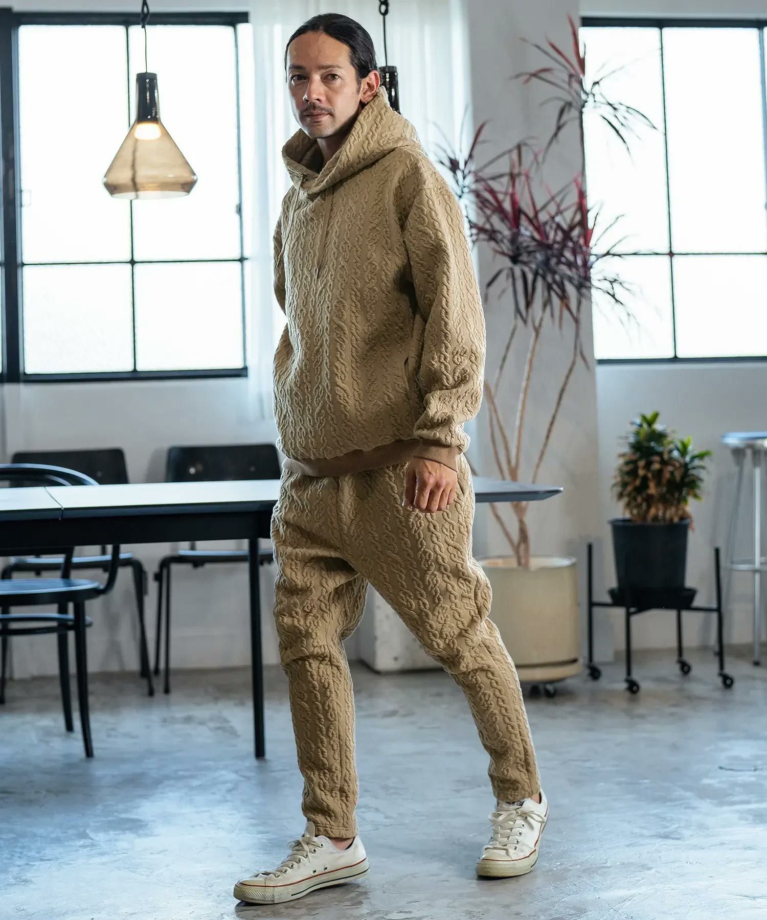 30%OFF【CAMBIO(カンビオ)】Japanese Fabricケーブルキルティングプル