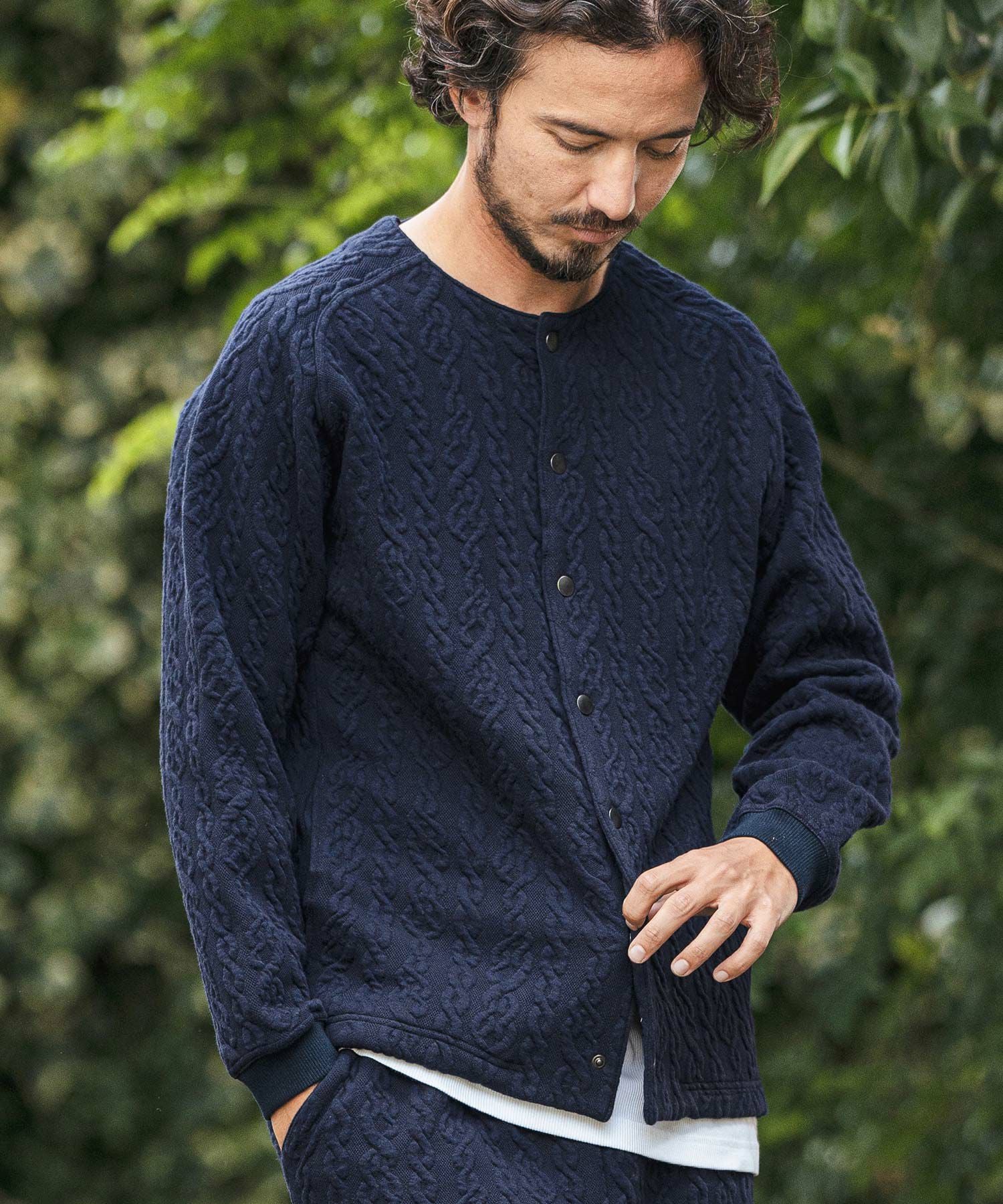 30%OFF【CAMBIO(カンビオ)】Japanese Fabricケーブルキルティングノー