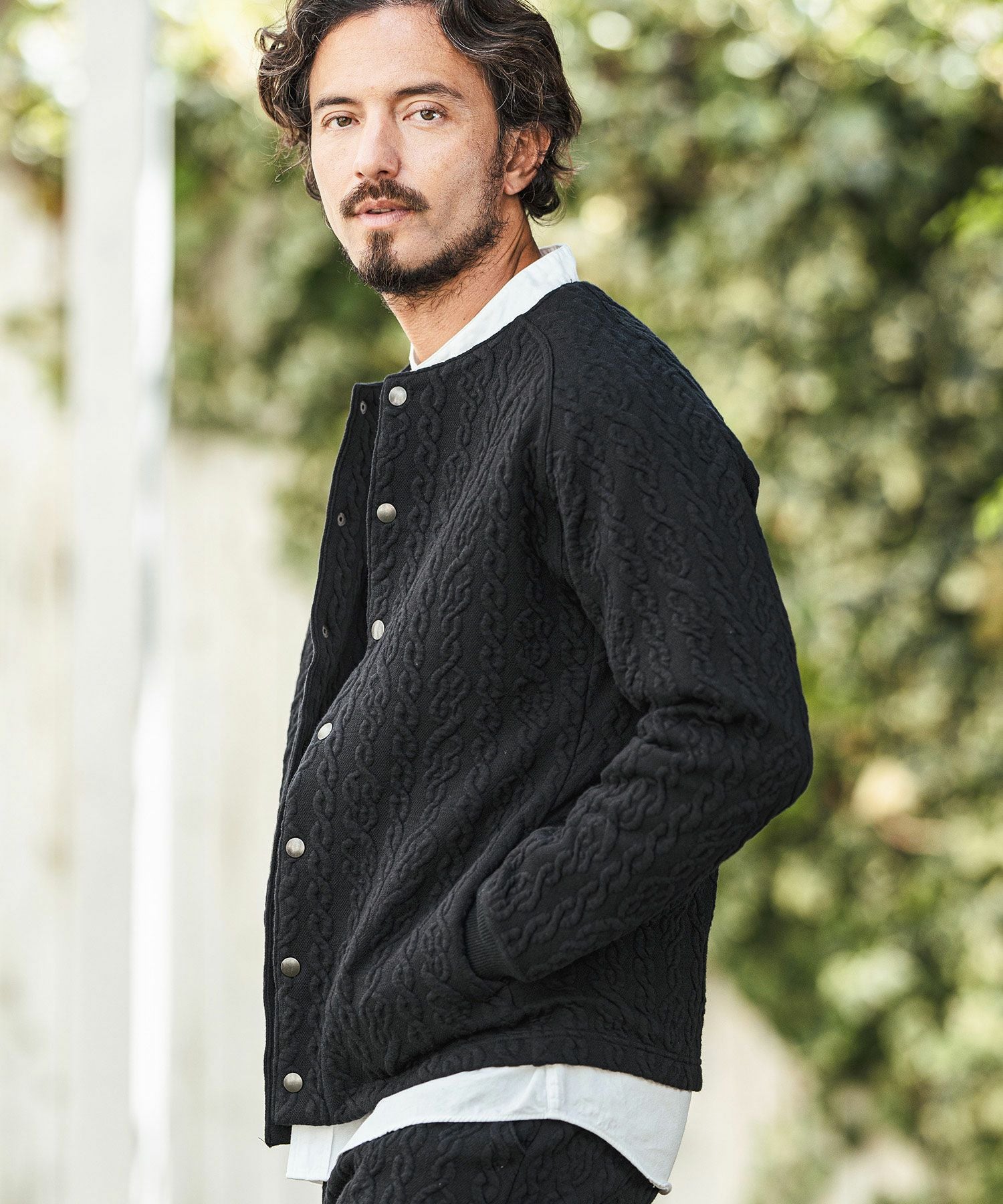 30%OFF【CAMBIO(カンビオ)】Japanese Fabricケーブルキルティングノー