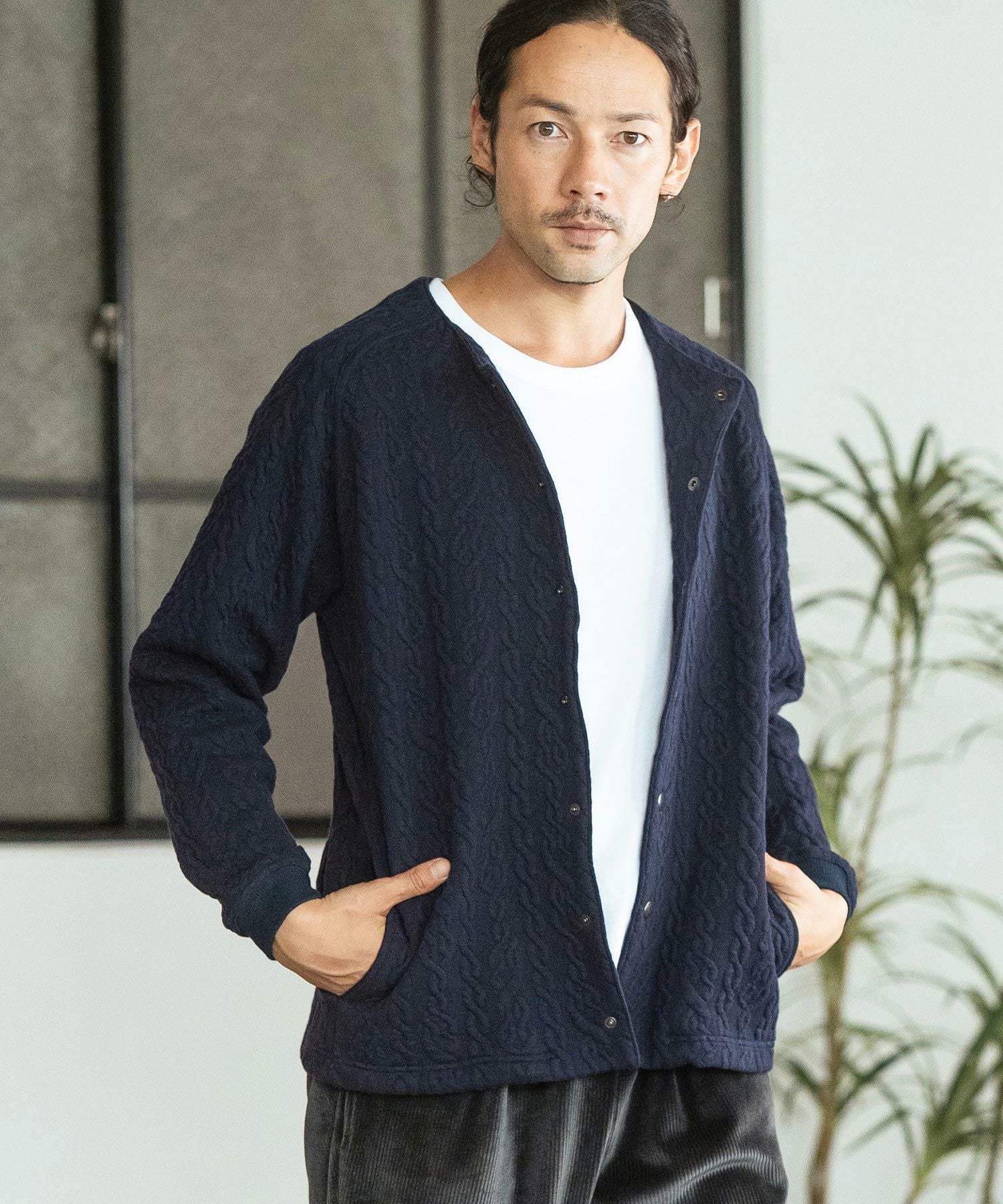 30%OFF【CAMBIO(カンビオ)】Japanese Fabricケーブルキルティングノー