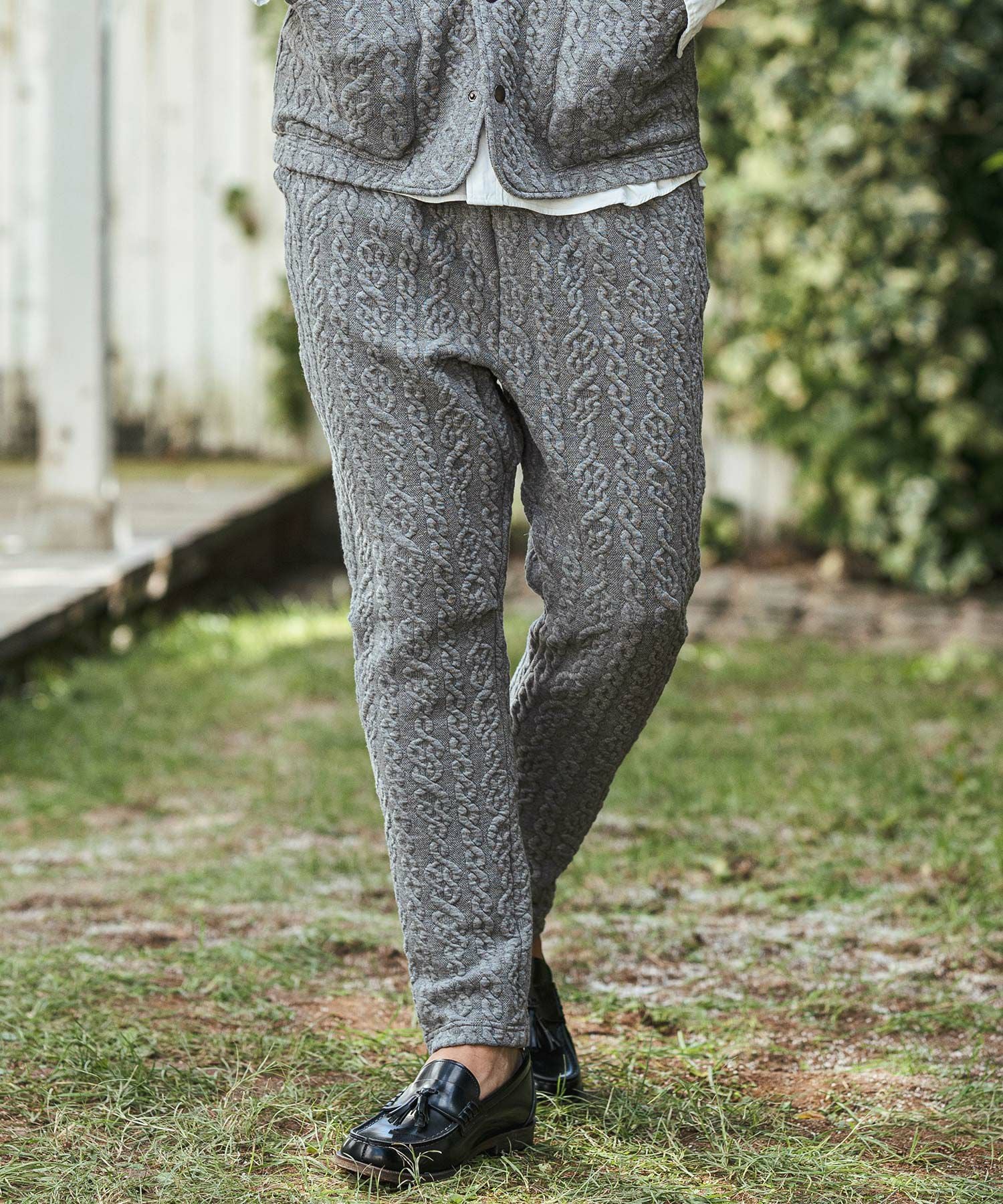50%OFF【CAMBIO(カンビオ)】Japanese Fabricケーブルキルティング