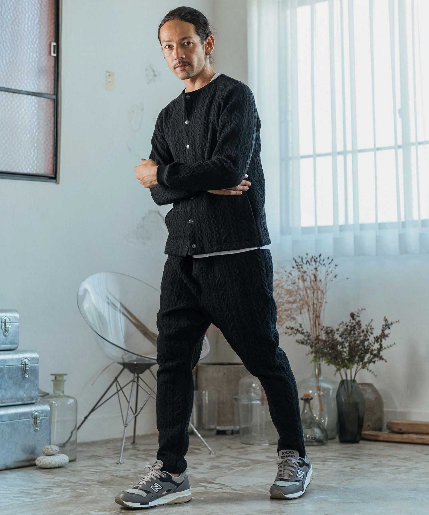 50%OFF【CAMBIO(カンビオ)】Japanese Fabricケーブルキルティング