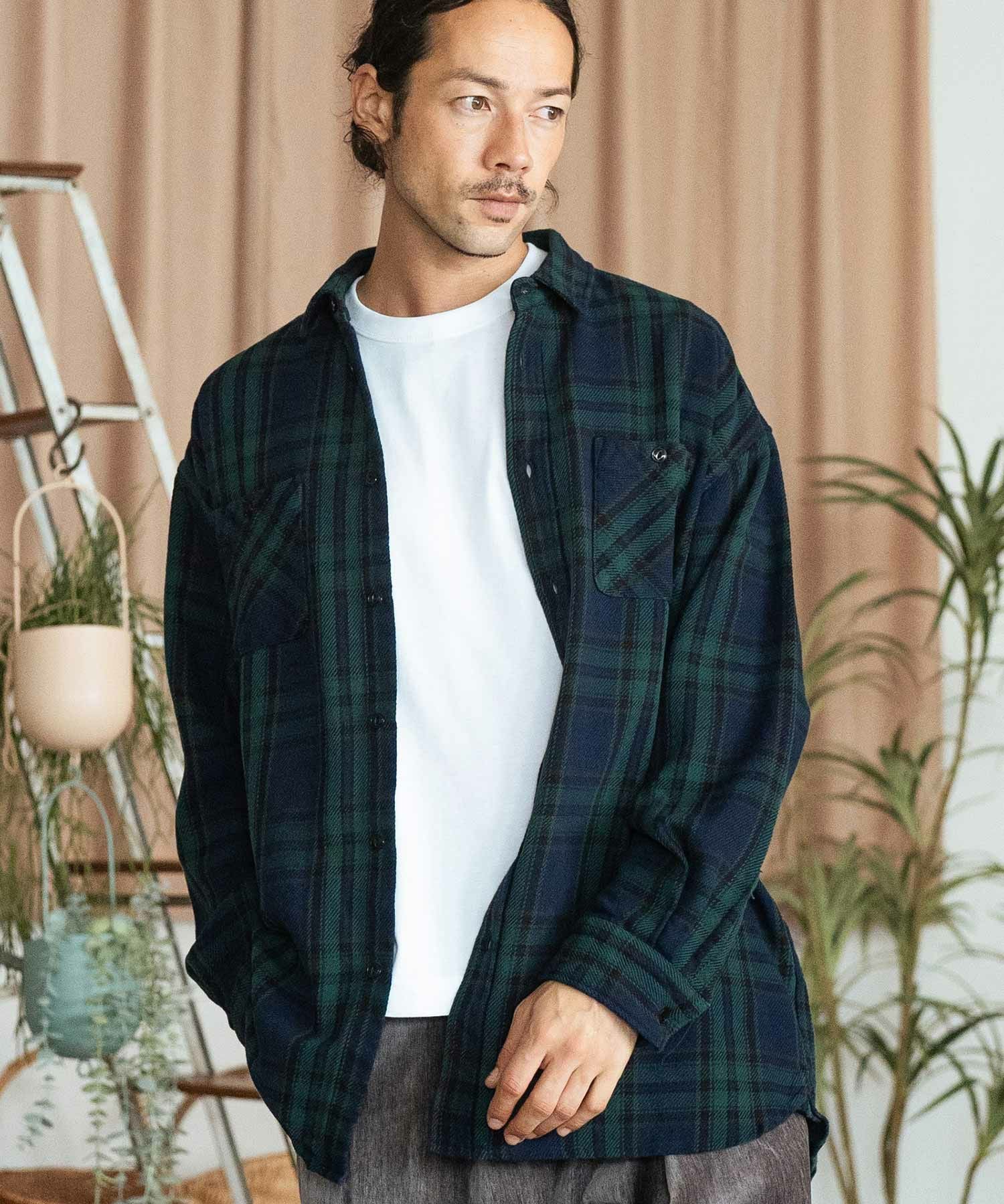 50%OFF【CAMBIO(カンビオ)】ヴィンテージチェックビッグシルエットA