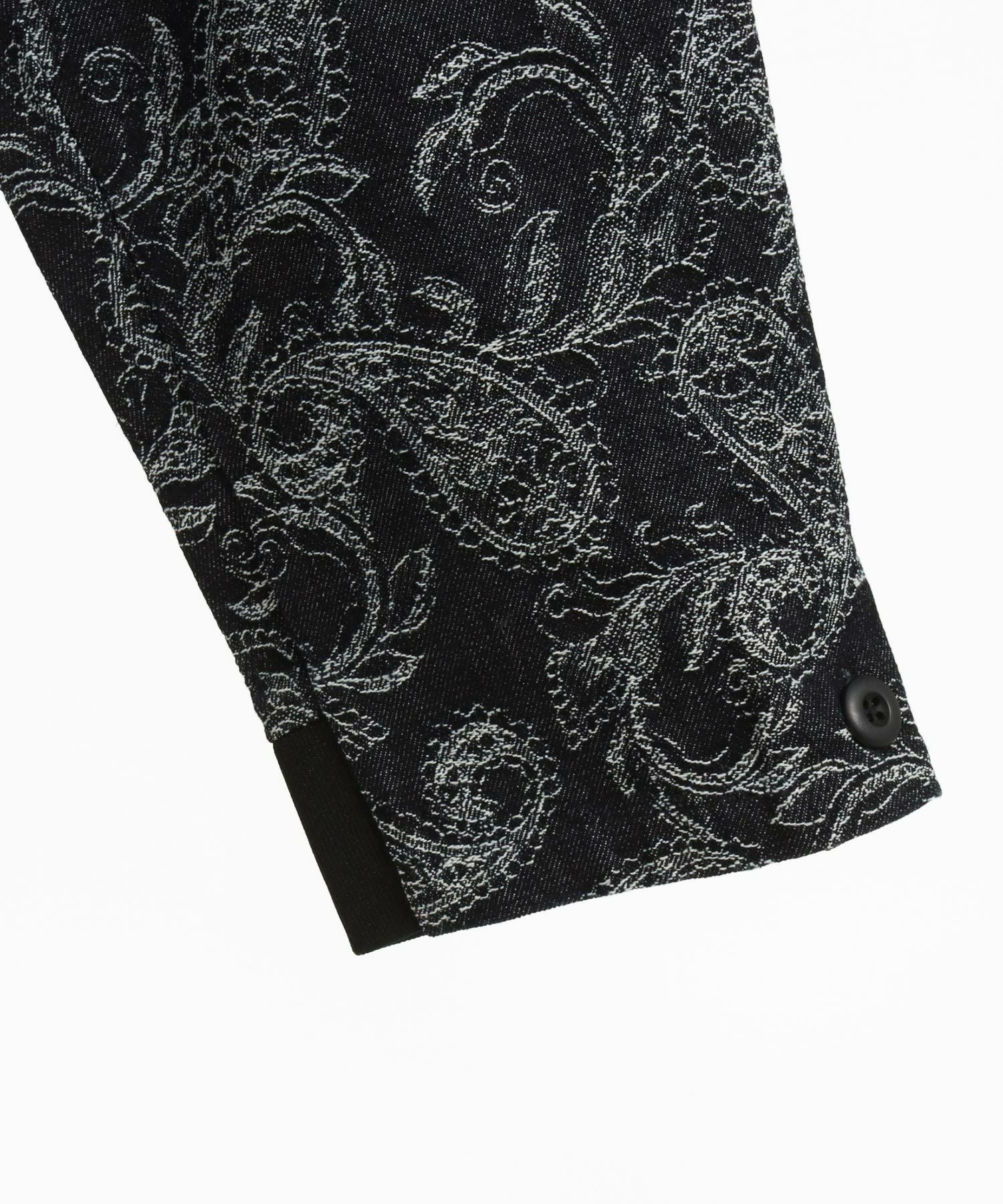 30%OFF【CAMBIO(カンビオ)】Paisley Jacquard Denim Pants ペイズリー