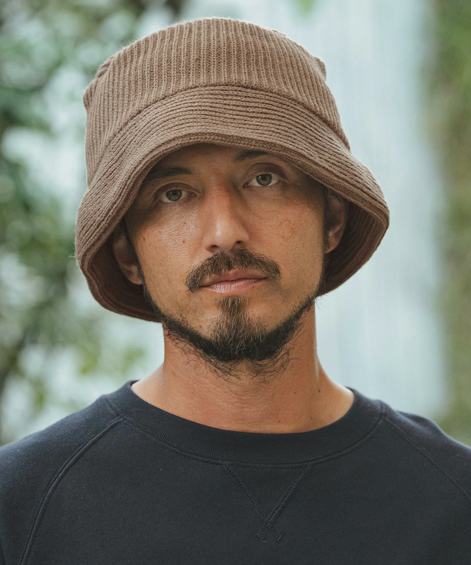 CAMBIO(カンビオ)】Rib Knit Bucket Hat バケットハット(OP-242-018