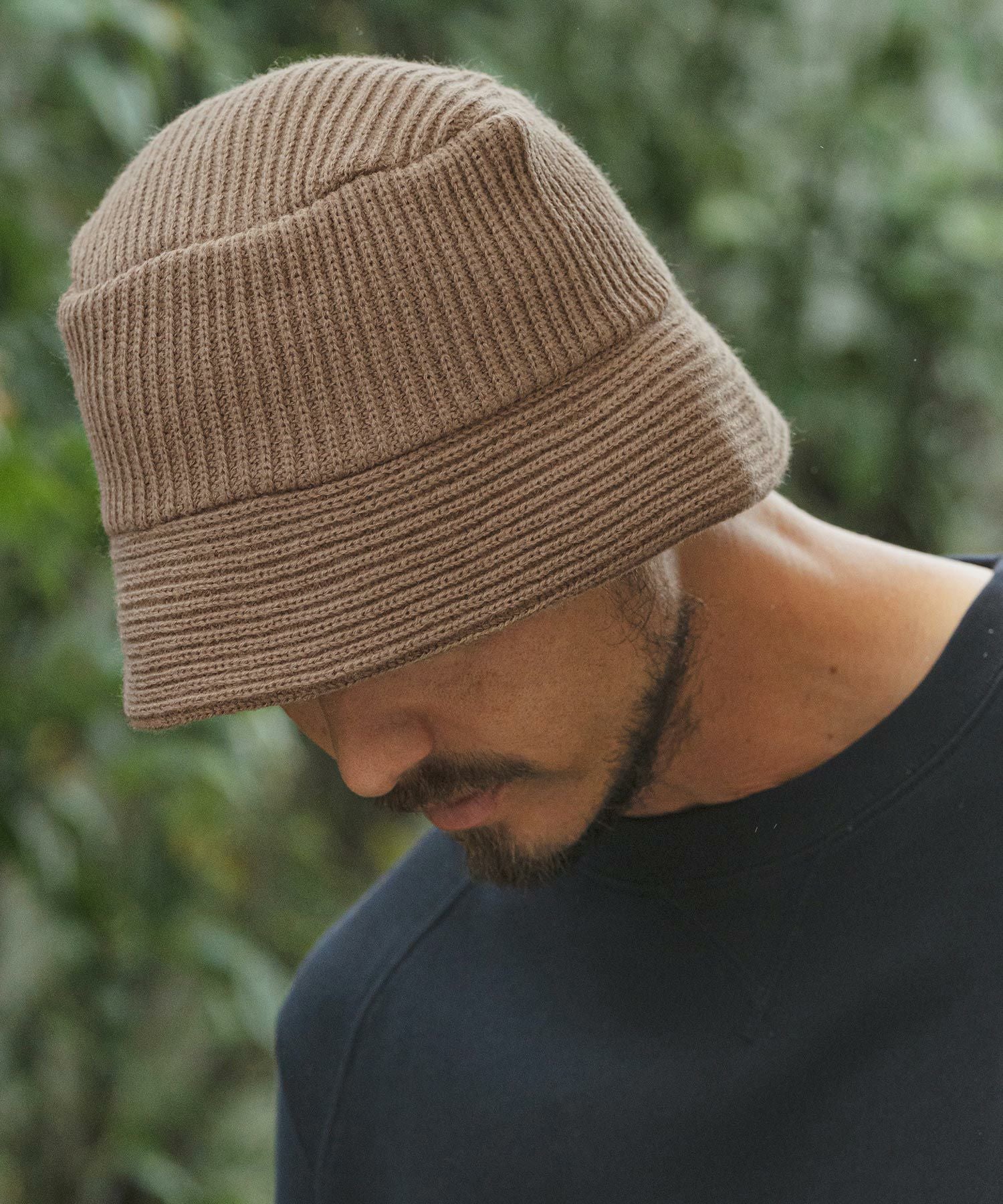 CAMBIO(カンビオ)】Rib Knit Bucket Hat バケットハット(OP-242-018