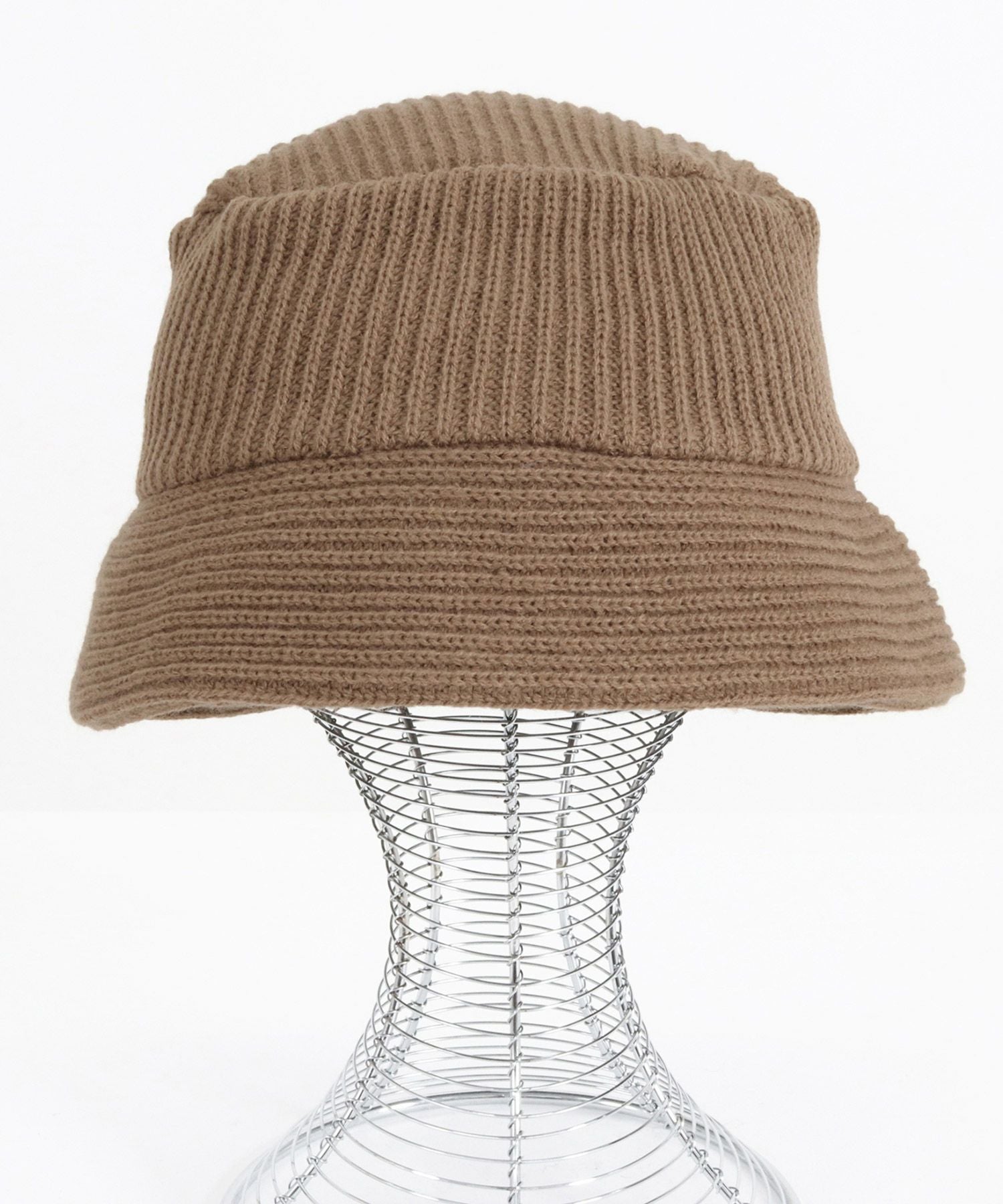 CAMBIO(カンビオ)】Rib Knit Bucket Hat バケットハット(OP-242-018