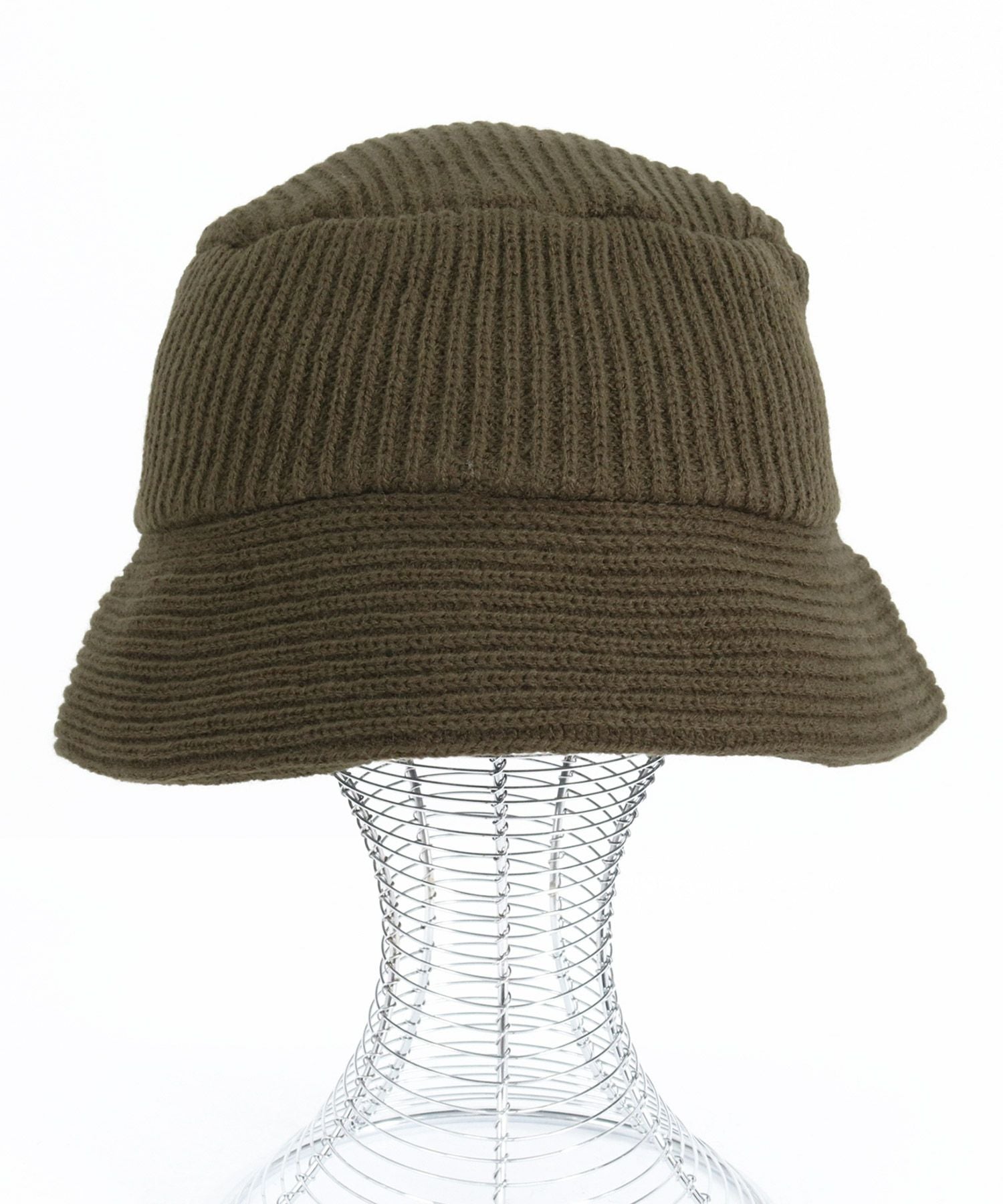 CAMBIO(カンビオ)】Rib Knit Bucket Hat バケットハット(OP-242-018