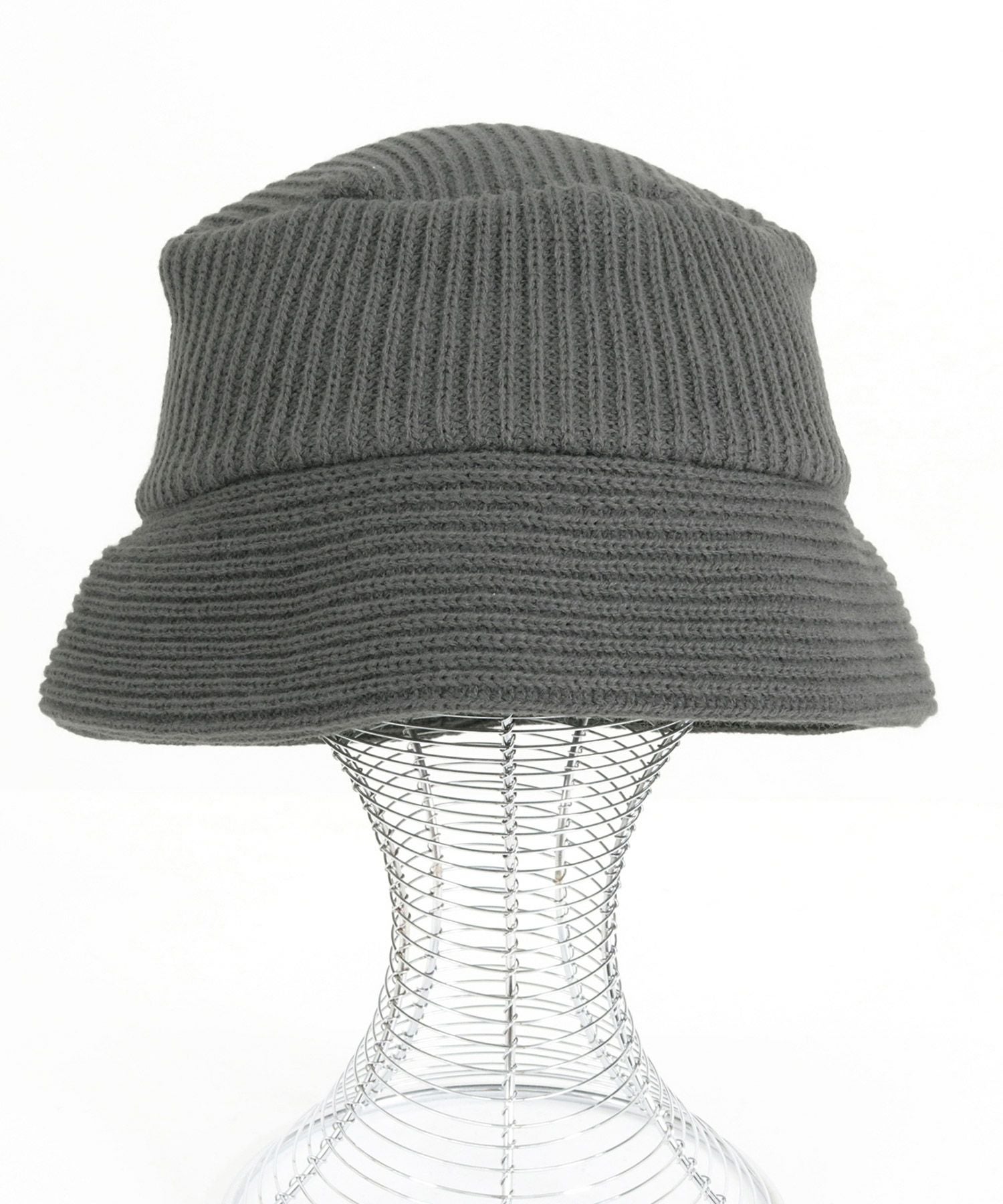 CAMBIO(カンビオ)】Rib Knit Bucket Hat バケットハット(OP-242-018