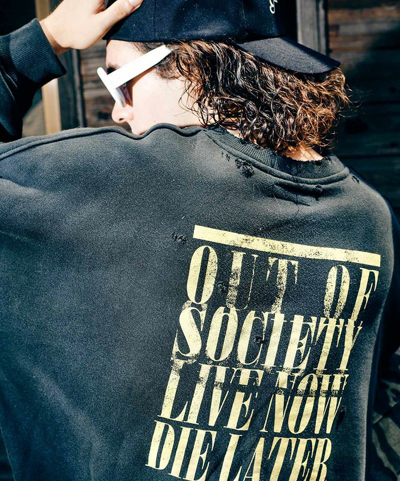 30%OFF【glamb(グラム)】Out of Society Sweat アウトオブソサイエティ