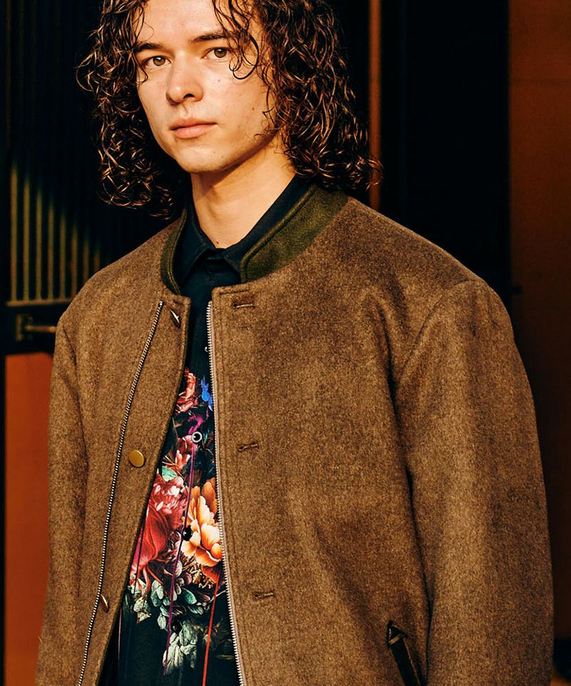 20%OFF【glamb(グラム)】Melton Napoleon Blouson メルトンナポレオン