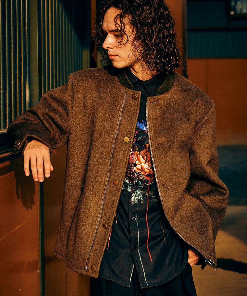 20%OFF【glamb(グラム)】Melton Napoleon Blouson メルトンナポレオン
