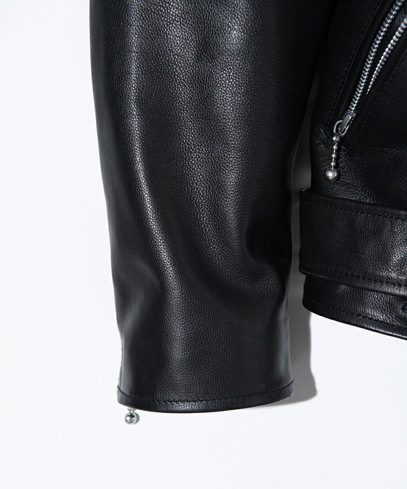 glamb(グラム)】Calf Leather Riders Jacket カーフレザーライダース