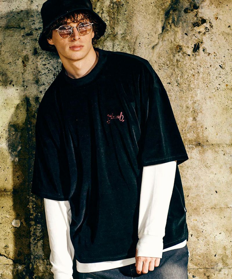 30%OFF【glamb(グラム)】Layered Creed Hoodie レイヤードクリード