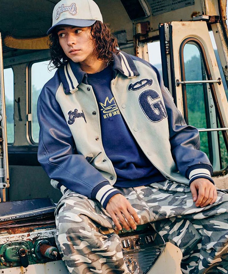 glamb GB0420/JKT02 ジャケット 30%OFF【glamb(グラム)】GB Letterman Jacket ジービーレターマン