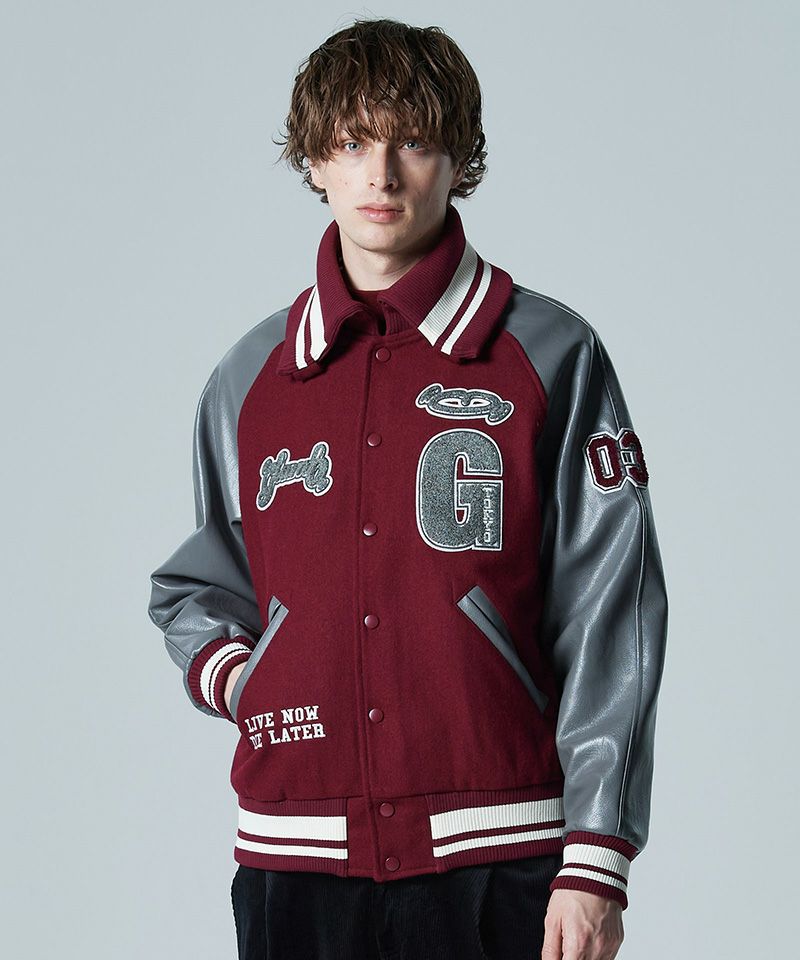 glamb GB0420/JKT02 ジャケット 30%OFF【glamb(グラム)】GB Letterman Jacket ジービーレターマン