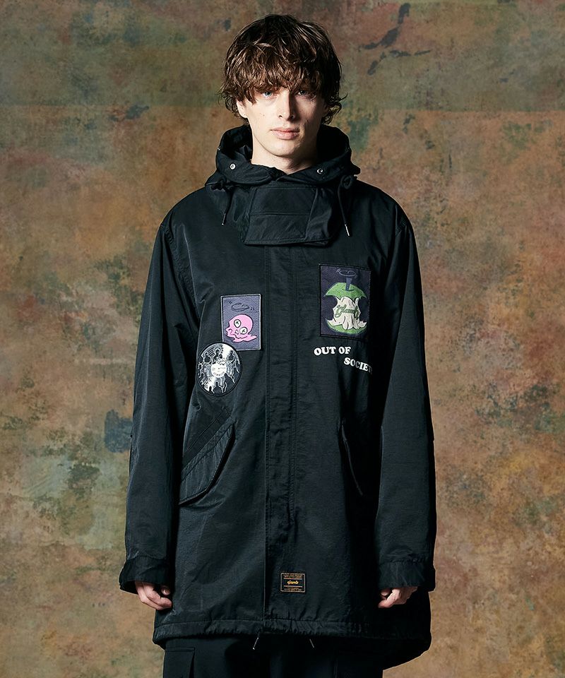 30%OFF【glamb(グラム)】Emblem High Neck Mods Coat エンブレム