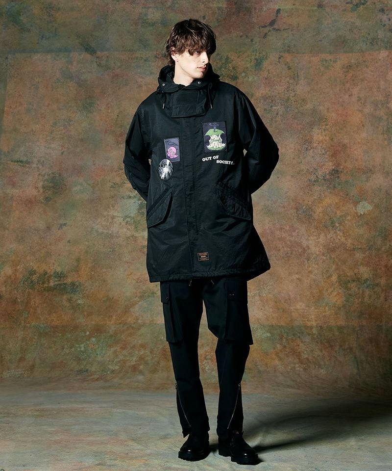 30%OFF【glamb(グラム)】Emblem High Neck Mods Coat エンブレム
