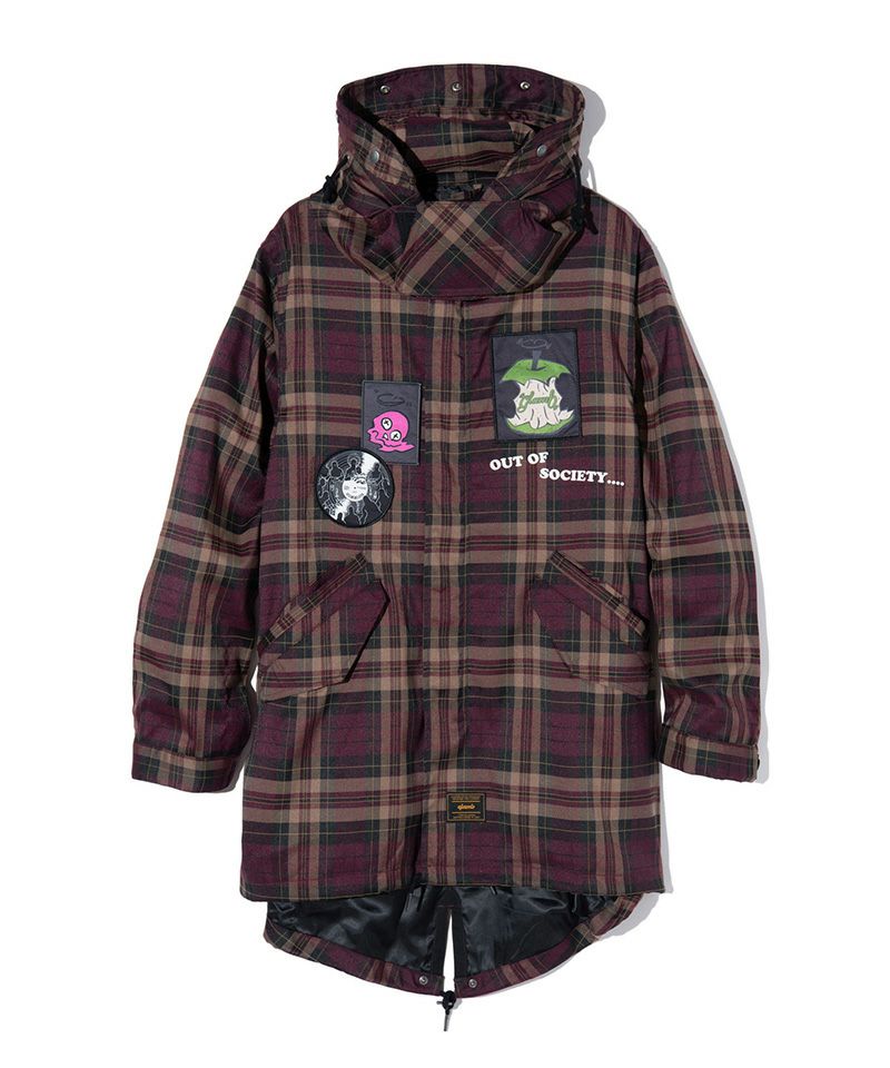 30%OFF【glamb(グラム)】Emblem High Neck Mods Coat エンブレム