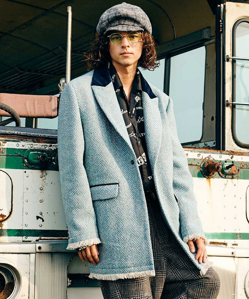 20%OFF【glamb(グラム)】Cut Off Chester Coat カットオフチェスター