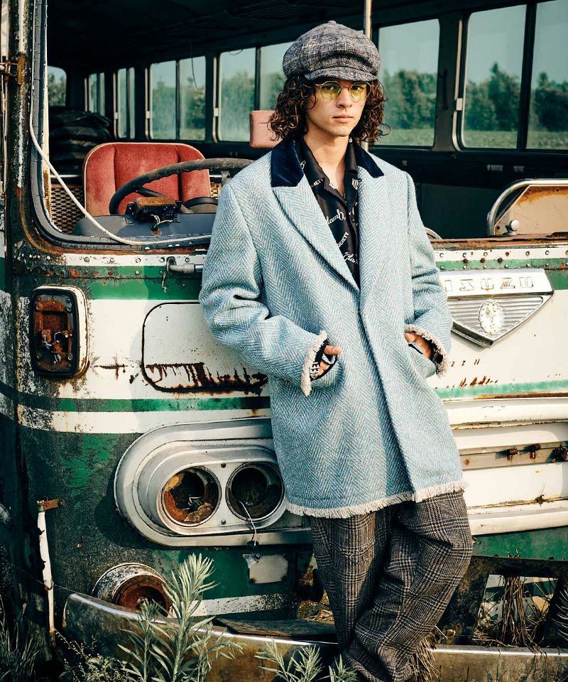 20%OFF【glamb(グラム)】Cut Off Chester Coat カットオフチェスター