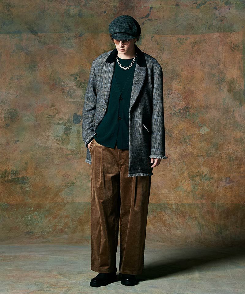 30%OFF【glamb(グラム)】Cut Off Chester Coat カットオフチェスター