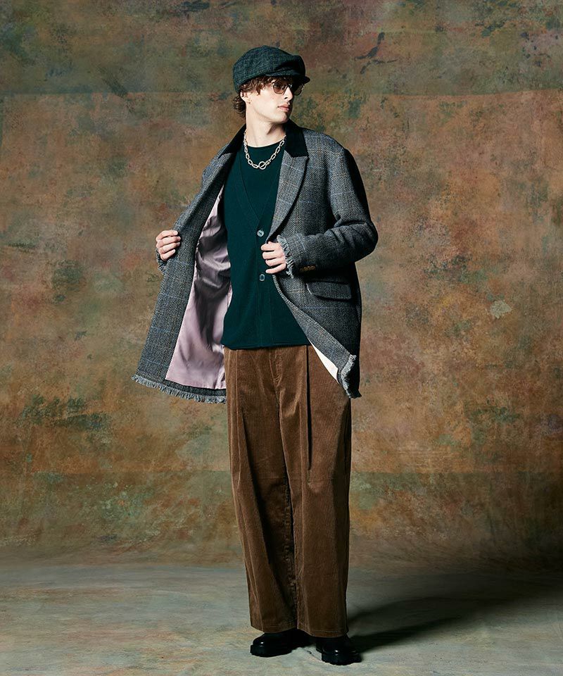 20%OFF【glamb(グラム)】Cut Off Chester Coat カットオフチェスター