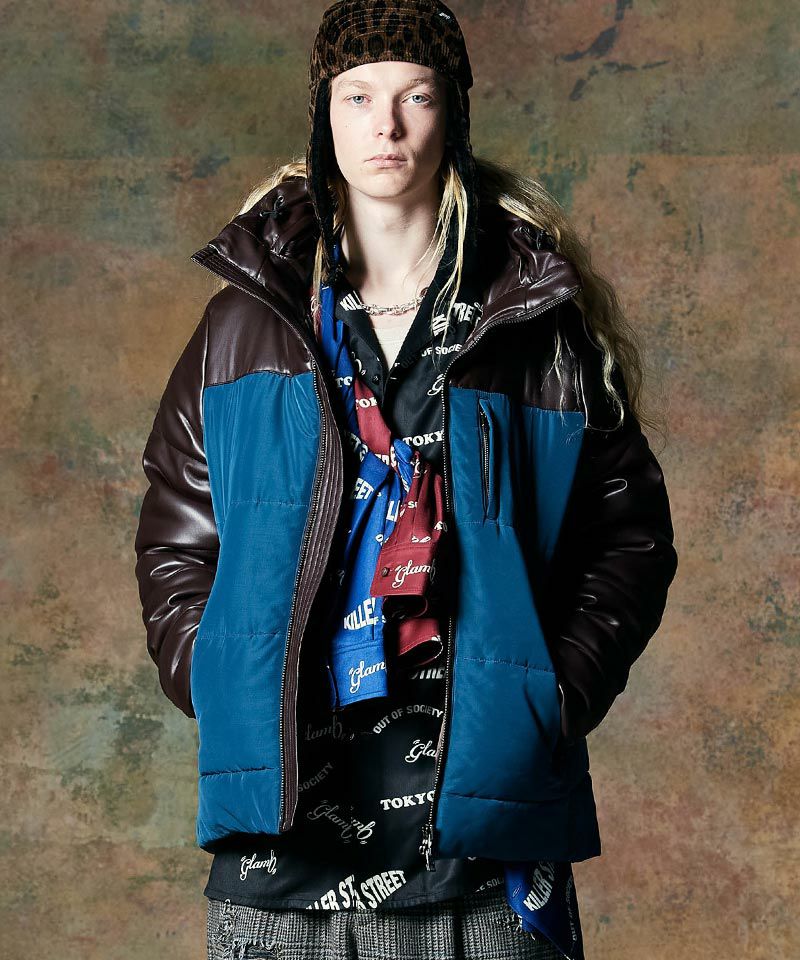 ジャケット・アウター glamb GB0425/JKT04 : Leather Bomber Jacket / レザーボマージャケット
