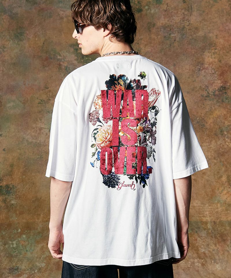 50%OFF【glamb(グラム)】Peace Bouquet T-Shirt ピースブーケTシャツ