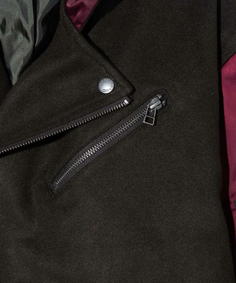 glamb(グラム)】Combination Hood Riders Jacket コンビネーション