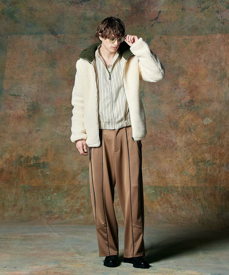 30%OFF【glamb(グラム)】Big Hood Boa Jacket ビッグフードボア