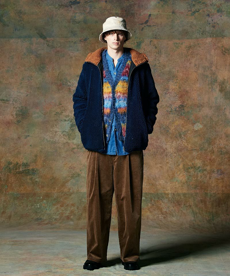 30%OFF【glamb(グラム)】Big Hood Boa Jacket ビッグフードボア