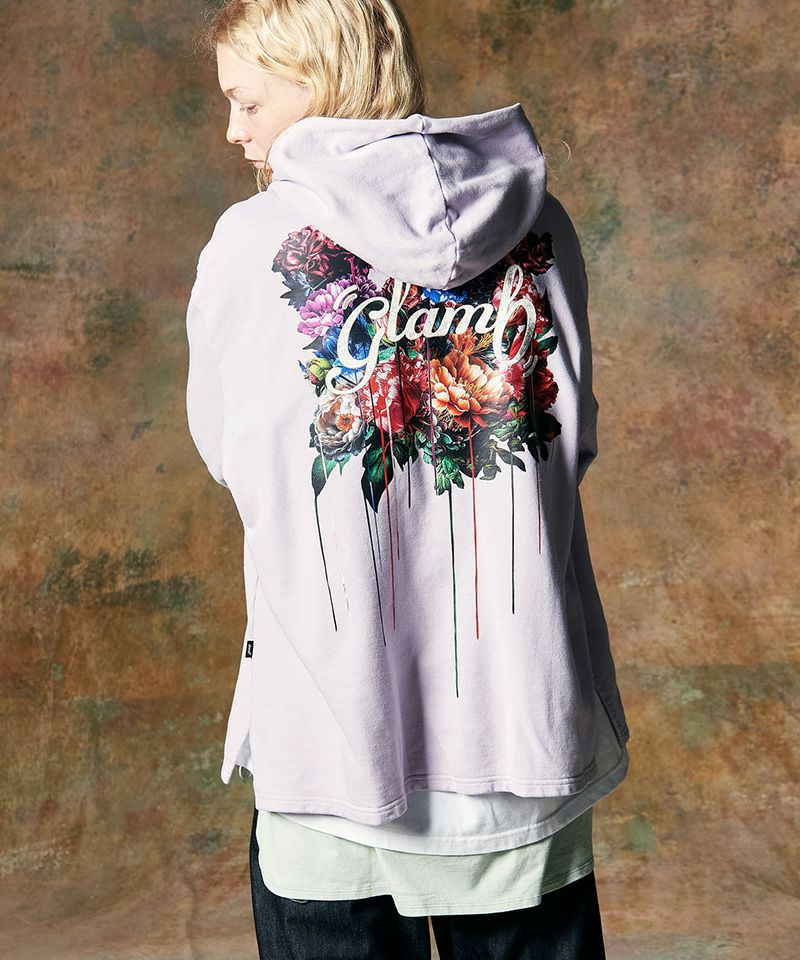 30%OFF【glamb(グラム)】Layered Creed Hoodie レイヤードクリード