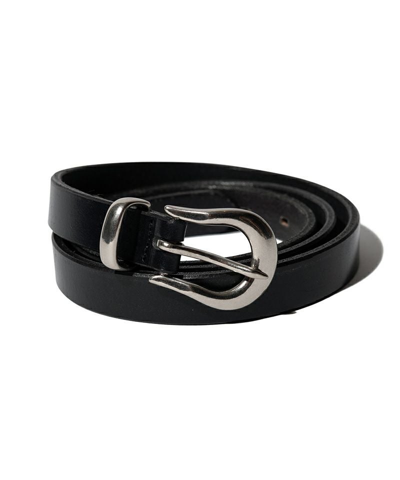 glamb(グラム)】Bridle Leather Narrow Belt ブライドルレザーナロー