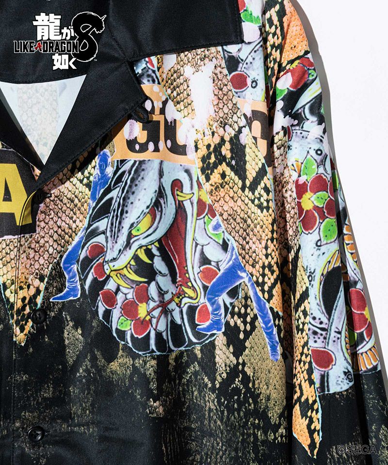 glamb(グラム)】Goro Majima Shirts ゴロウマジマシャツ(GB0324-LD04