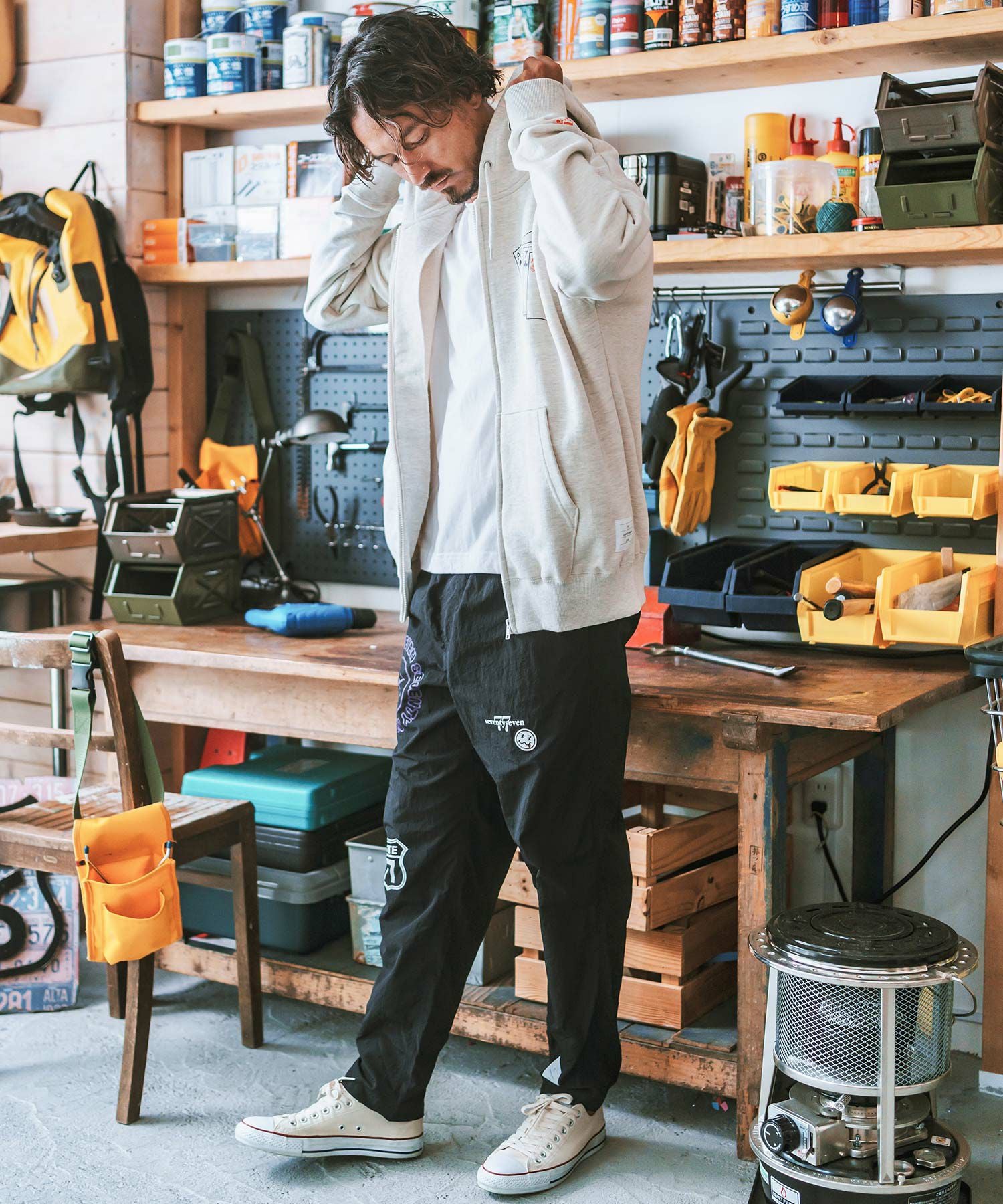 50%OFF【seventy seven(セブンティセブン)】middle onz zip up sweat