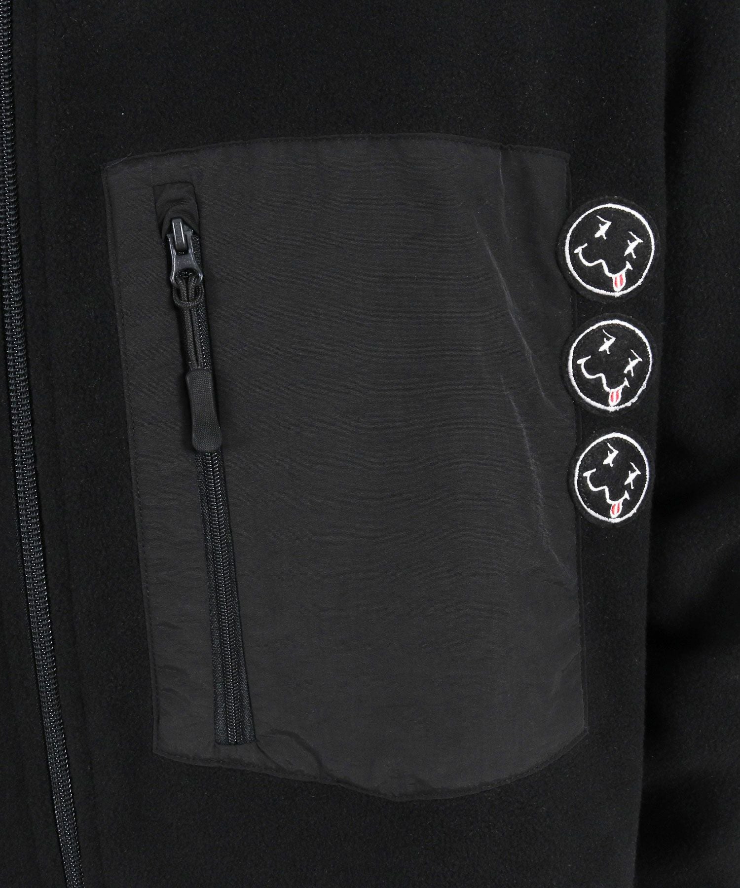 30%OFF【seventy seven(セブンティセブン)】stand collar fleece