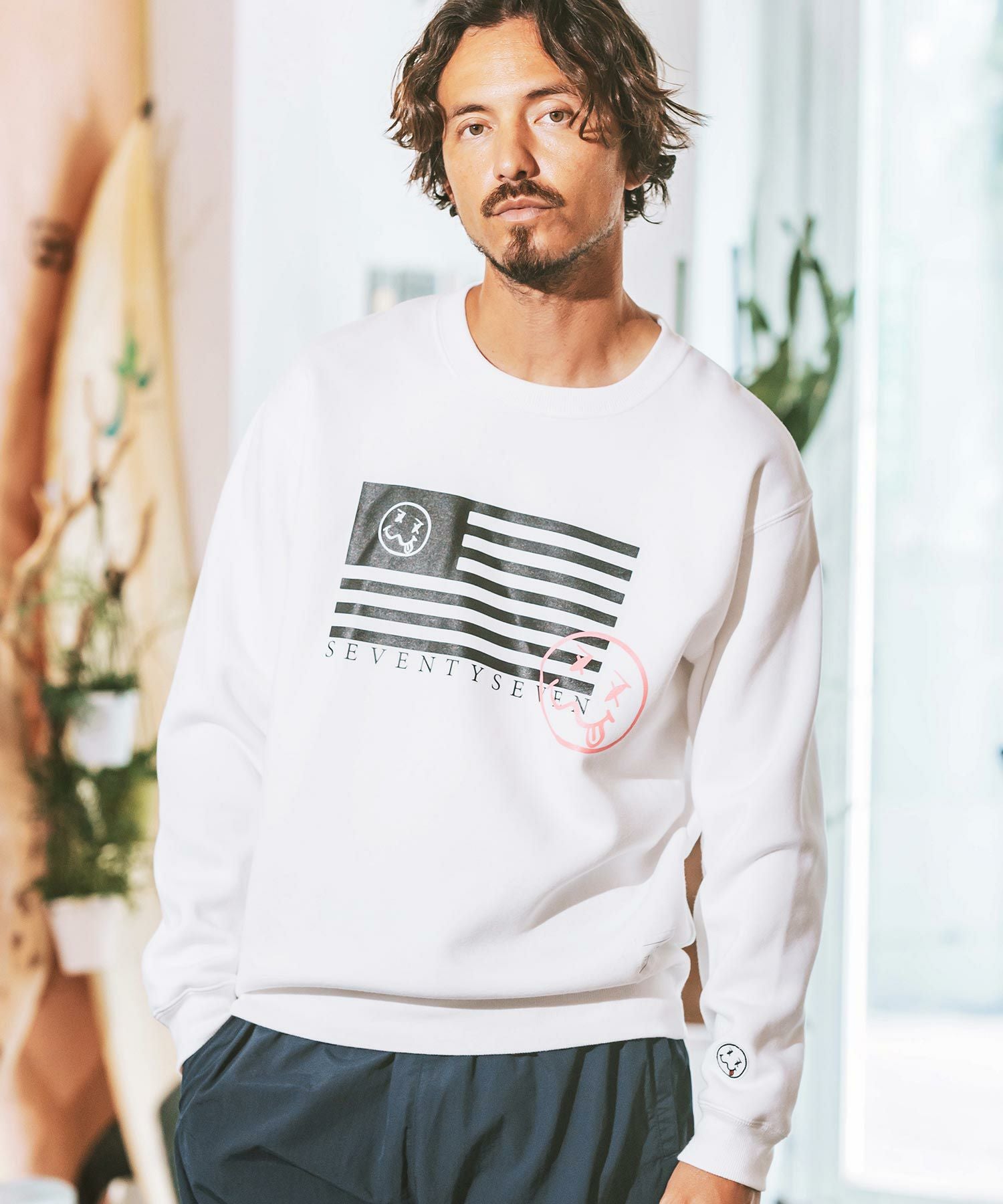 30%OFF【seventy seven(セブンティセブン)】middle onz sweat shirts