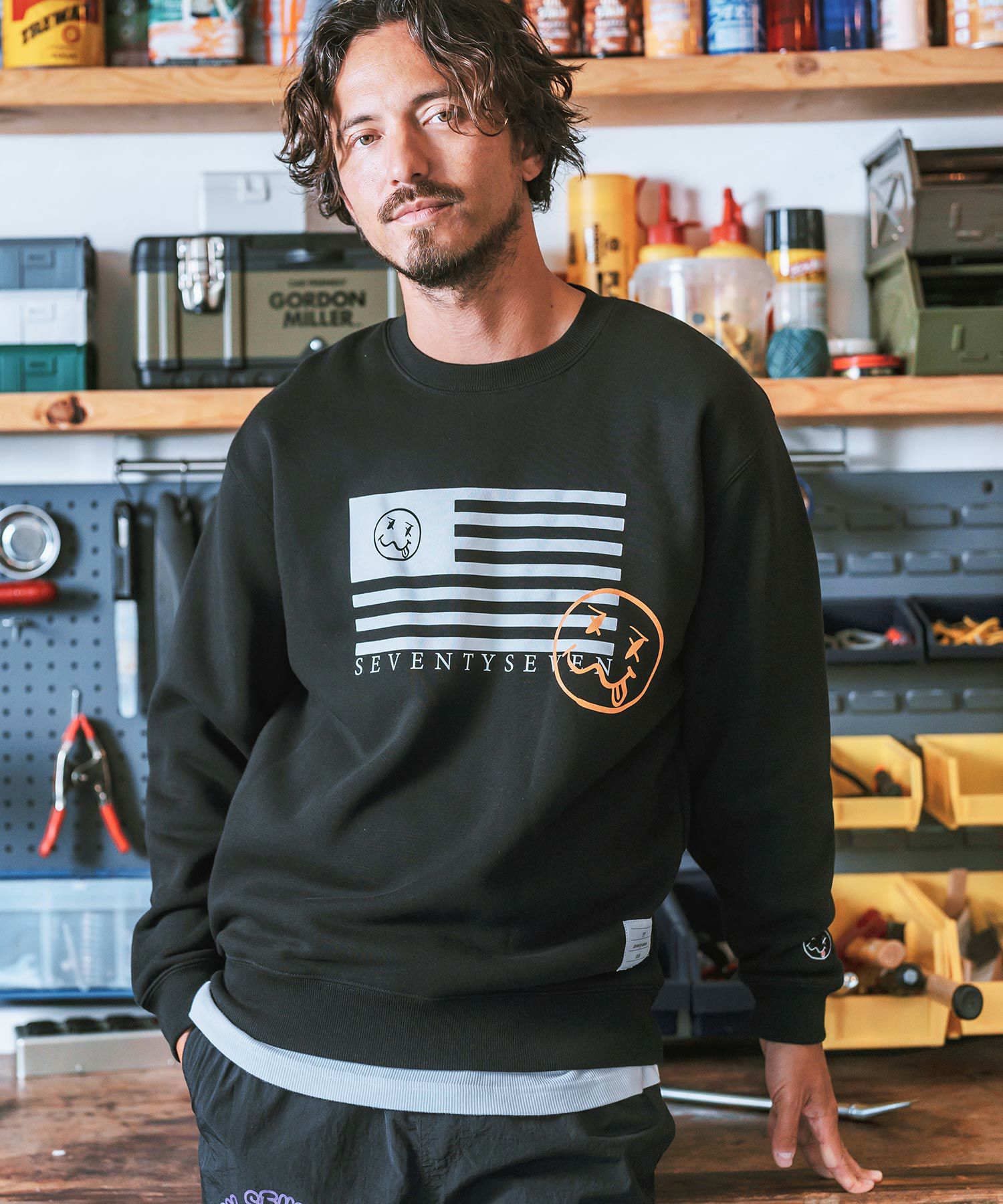 30%OFF【seventy seven(セブンティセブン)】middle onz sweat shirts