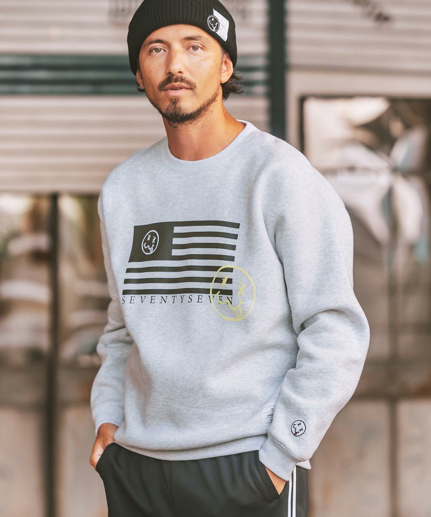 30%OFF【seventy seven(セブンティセブン)】middle onz sweat shirts