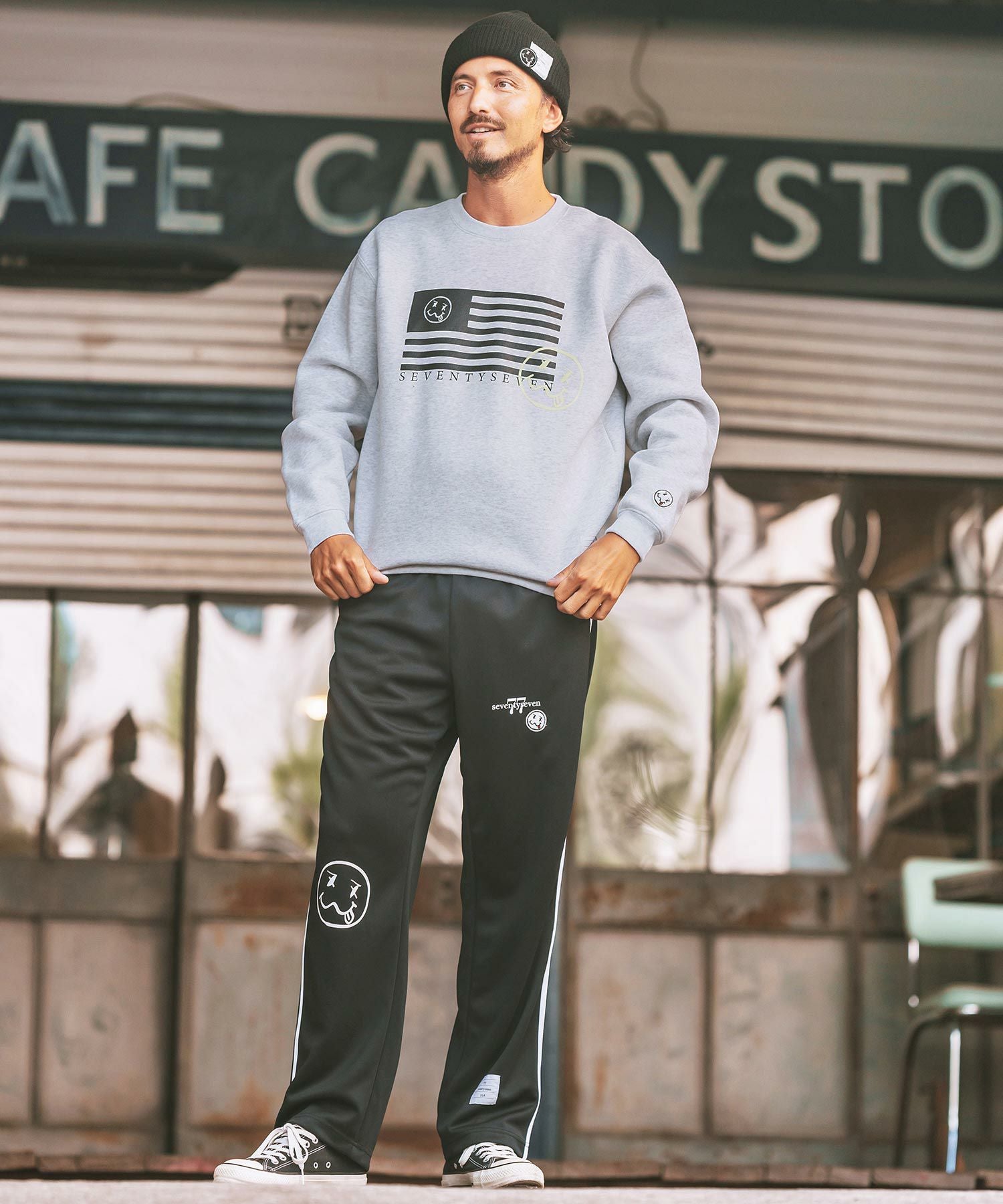 30%OFF【seventy seven(セブンティセブン)】middle onz sweat shirts