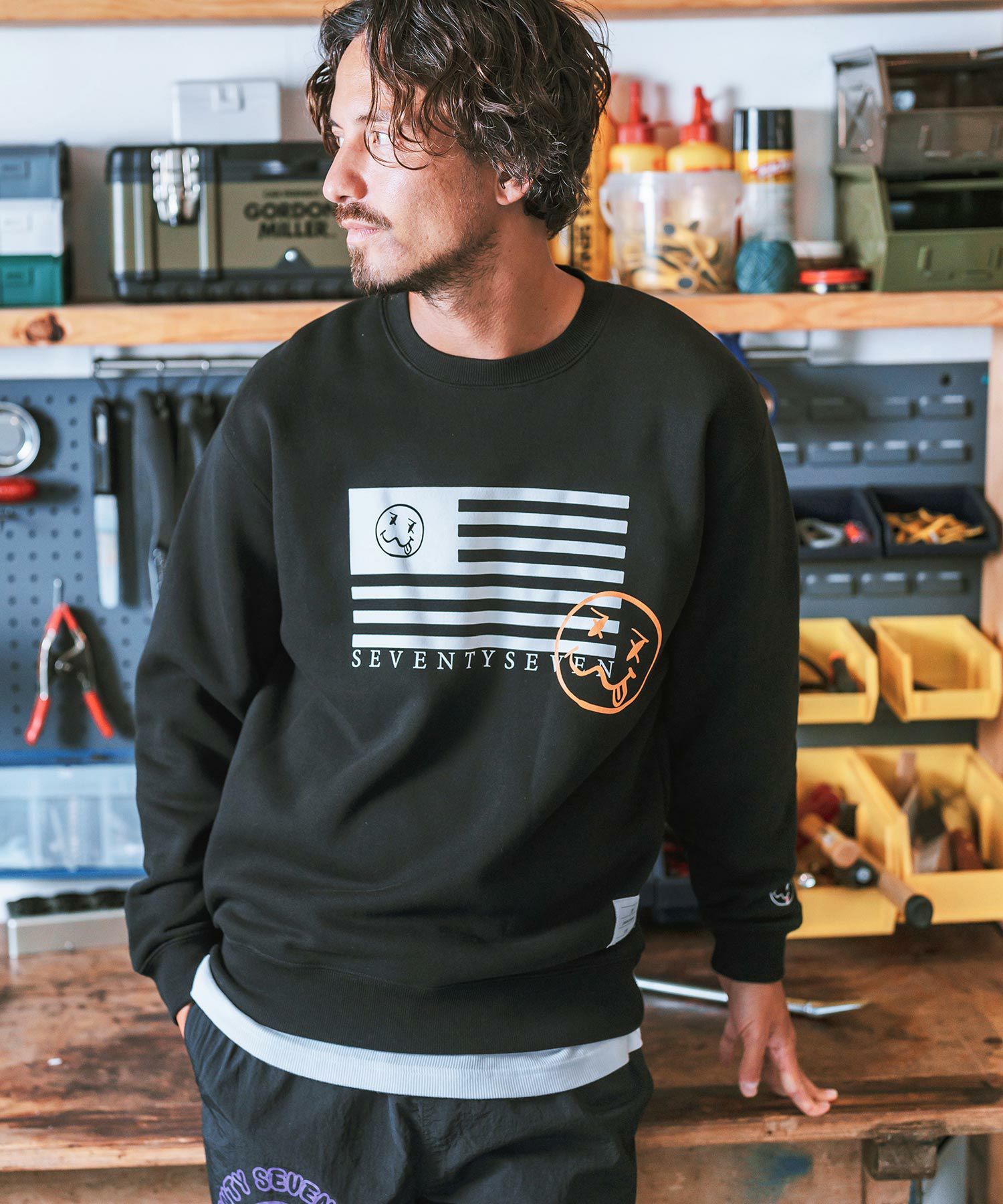 30%OFF【seventy seven(セブンティセブン)】middle onz sweat shirts