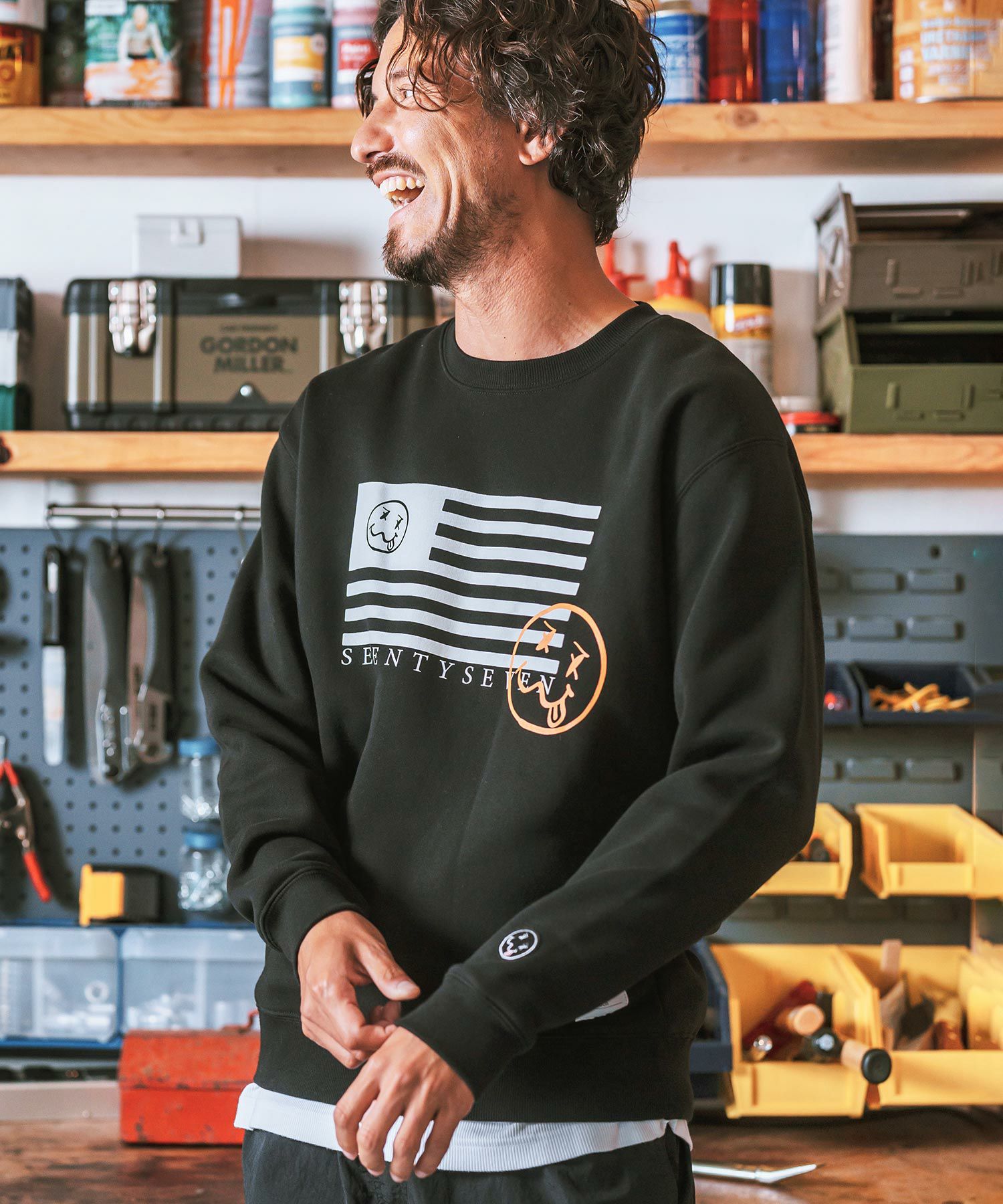 30%OFF【seventy seven(セブンティセブン)】middle onz sweat shirts