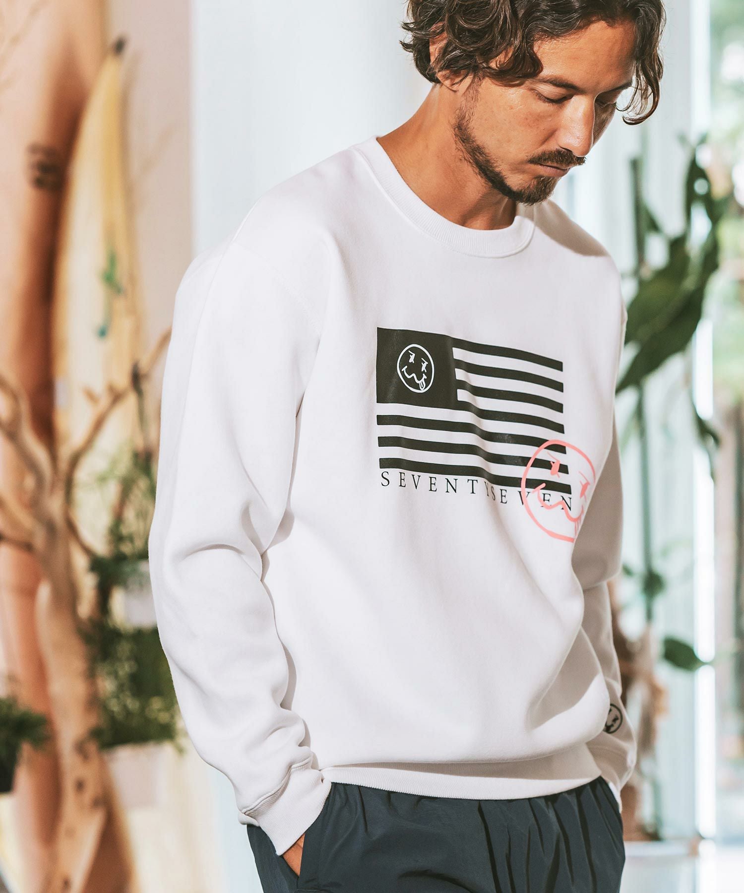 30%OFF【seventy seven(セブンティセブン)】middle onz sweat shirts