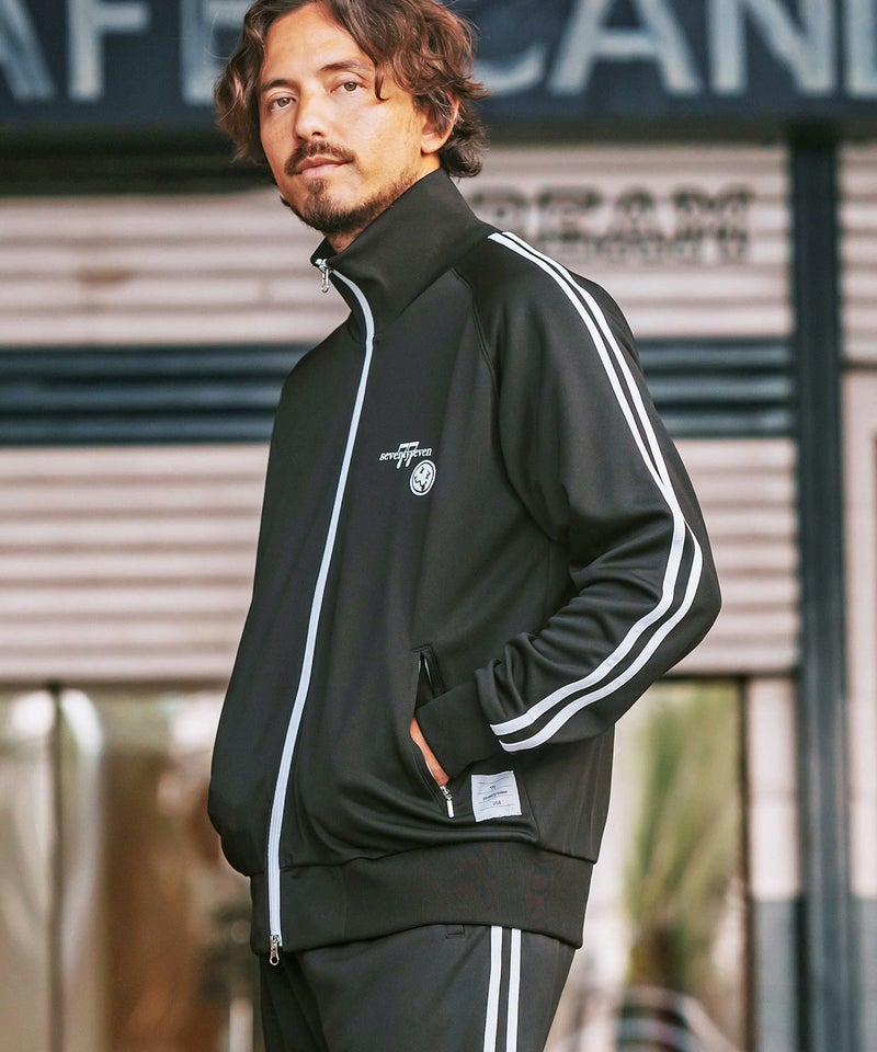 30%OFF【seventy seven(セブンティセブン)】W zip line jersey track 
