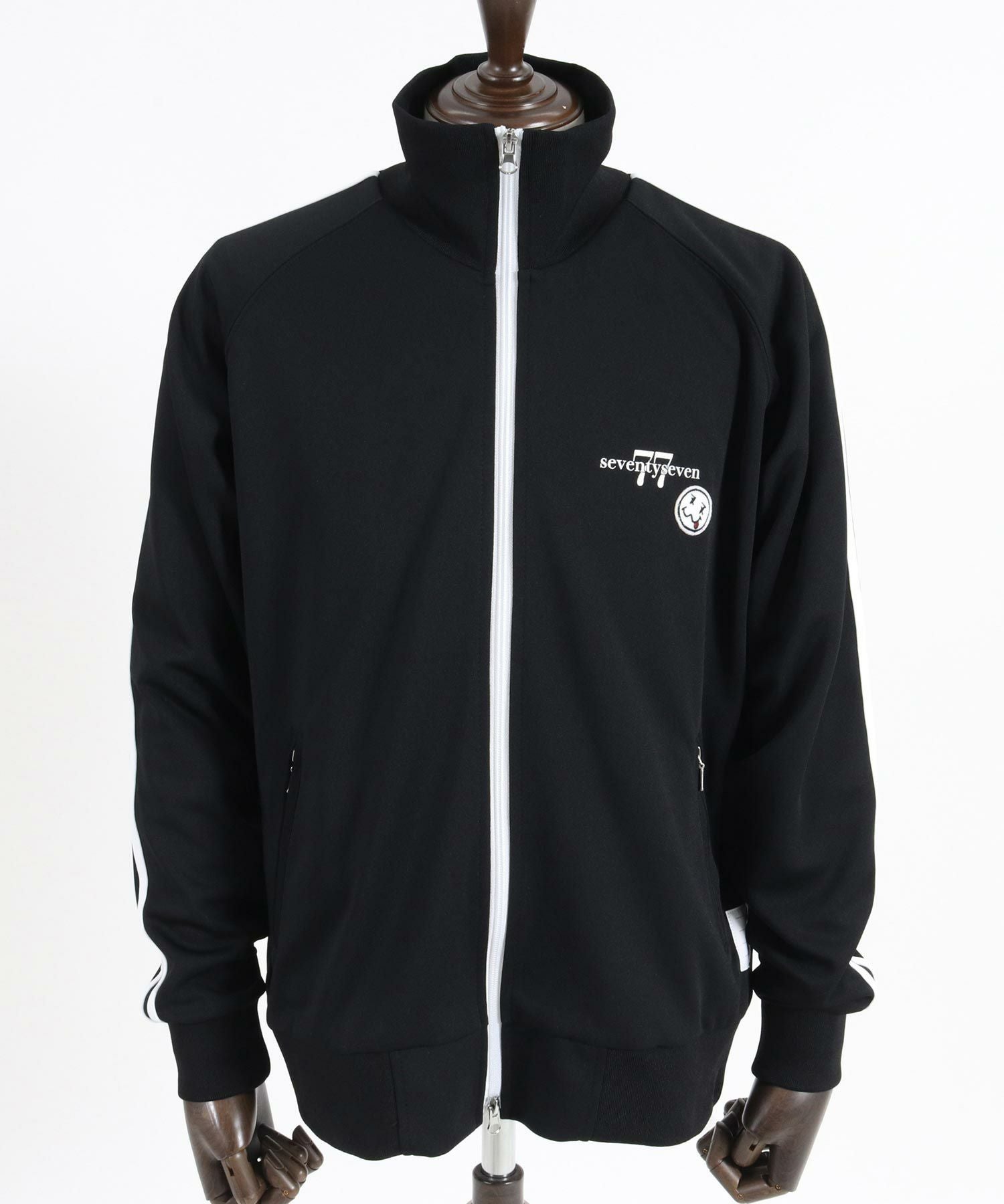 30%OFF【seventy seven(セブンティセブン)】W zip line jersey track