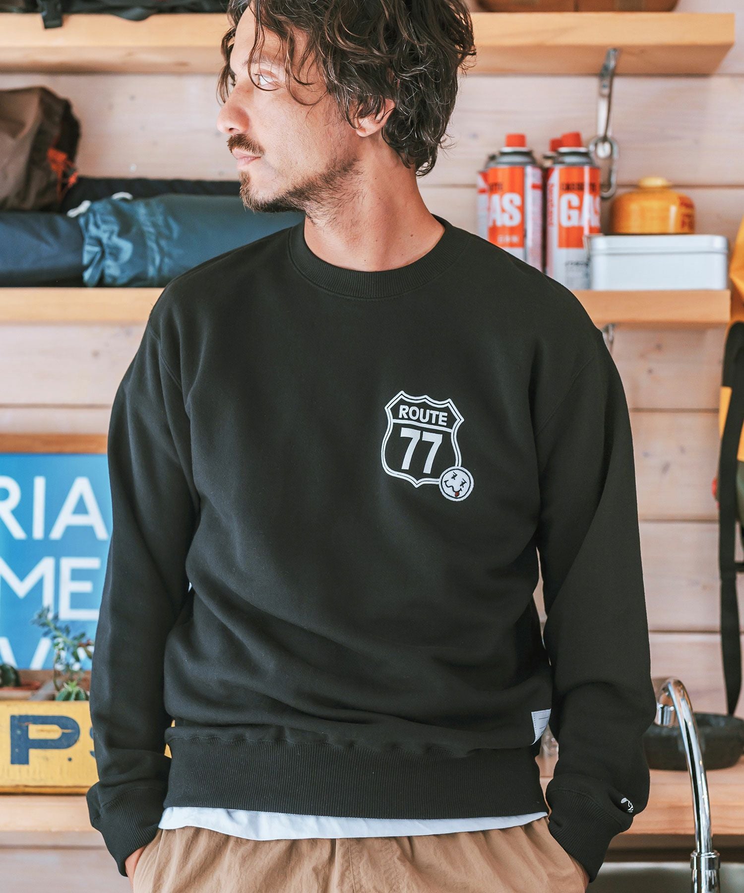 30%OFF【seventy seven(セブンティセブン)】middle onz sweat shirts